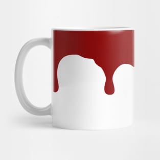 Dual Paint | Red & White Mug